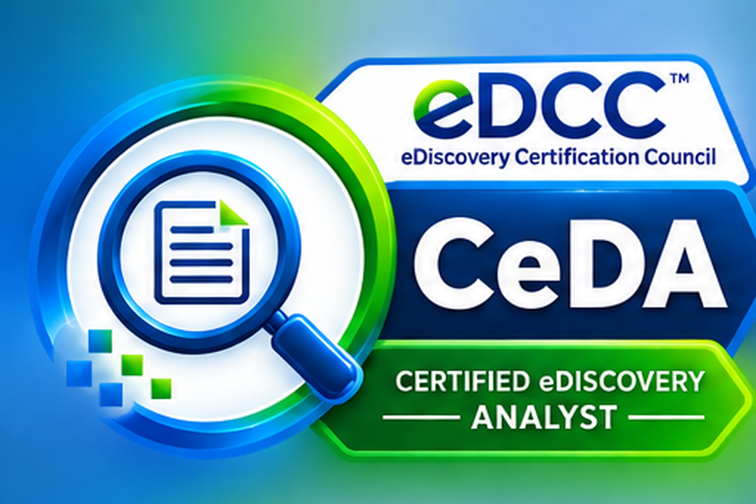 Certified eDiscovery Analyst, CeDA logo
